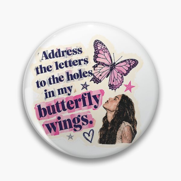 Item preview, Butterfly Wings Retro Sticker | Olivia Rodrigo Inspired Scrapbook Art designed and sold by SugarRuushShop.