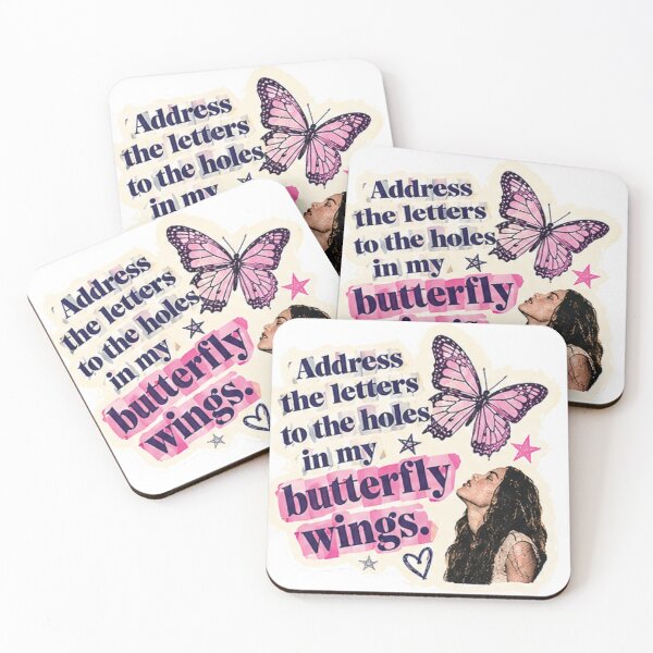 Item preview, Butterfly Wings Retro Sticker | Olivia Rodrigo Inspired Scrapbook Art designed and sold by SugarRuushShop.