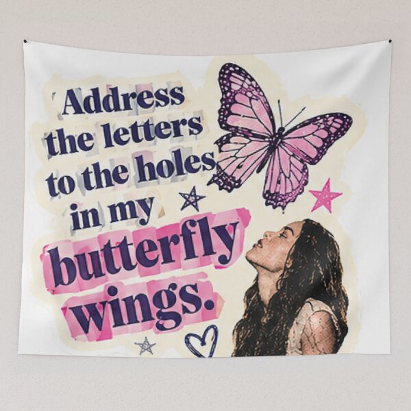 Item preview, Butterfly Wings Retro Sticker | Olivia Rodrigo Inspired Scrapbook Art designed and sold by SugarRuushShop.