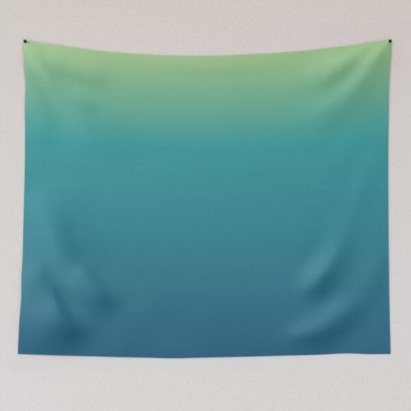Item preview, Lime Teal Ocean Blue Ombre Gradient designed and sold by Zaya_art.
