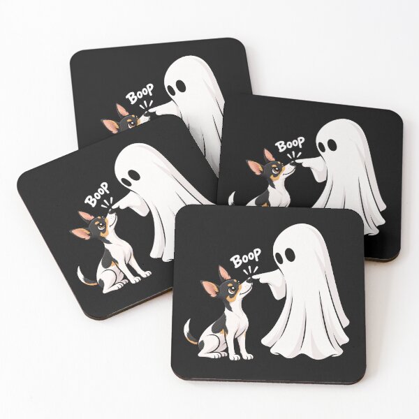 Item preview, Funny Ghost Toy Fox Terrier Dog Boop Halloween Design Mom Dad designed and sold by rafaeltto.
