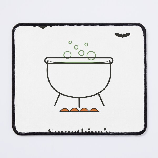 Item preview, Something's Brewing - Witch Cauldron and Bats Halloween designed and sold by Rilindi.