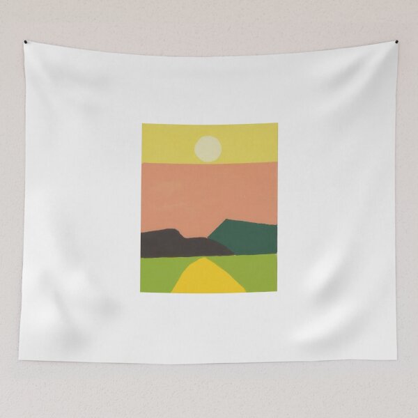 Item preview, Etel Adnan art - Etel Adnan artist - Etel Adnan painting - Etel Adnan abstract art - Etel Adnan landscape designed and sold by AnreatLTD.