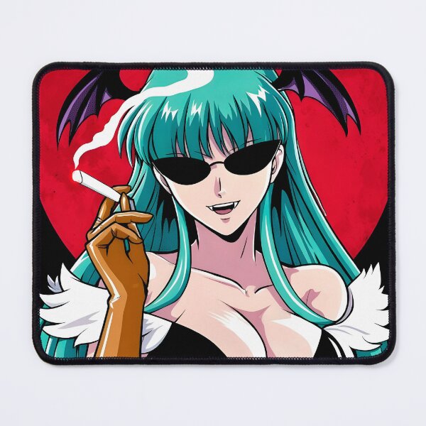 Item preview, Morrigan Aensland Smoking Retro Anime Arcade  designed and sold by BravenBold.