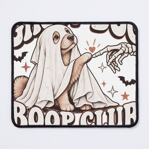 Item preview, Ghost Dog Boop Club – Cute Halloween Dog in Ghost Costume designed and sold by pinkaesthetik.