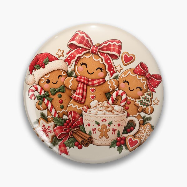 Item preview, Cute Gingerbread Christmas Cookie Crew – Cozy Holiday Baking Gifts designed and sold by 1DreamerShop.