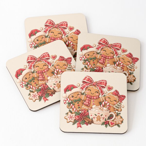 Item preview, Cute Gingerbread Christmas Cookie Crew – Cozy Holiday Baking Gifts designed and sold by 1DreamerShop.