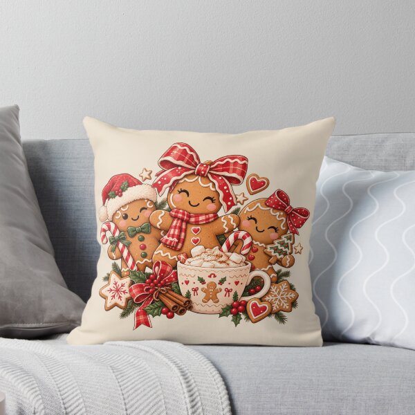 Item preview, Cute Gingerbread Christmas Cookie Crew – Cozy Holiday Baking Gifts designed and sold by 1DreamerShop.