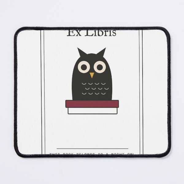 Item preview, Ex Libris Owl - Vintage Bookplate for Book Lovers designed and sold by Rilindi.