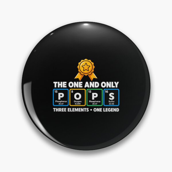 Item preview, The One And Only Pops Periodic Table Funny Fathers Day Graphic designed and sold by Whirx.