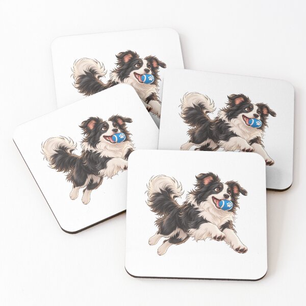 Item preview, Border Collie Playing with a Ball designed and sold by BerlyArts.