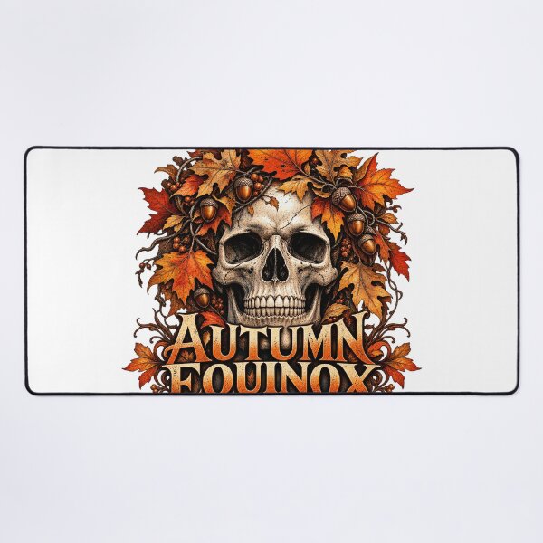Item preview, Autumn Equinox Skull designed and sold by CleanLine Studio.