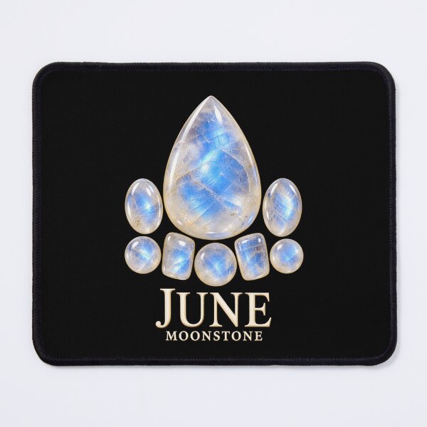 Item preview, BIRTHSTONE COLLECTION ⭐ PORTRAIT - JUNE • MOONSTONE • Traditional designed and sold by WheelieGdArt.