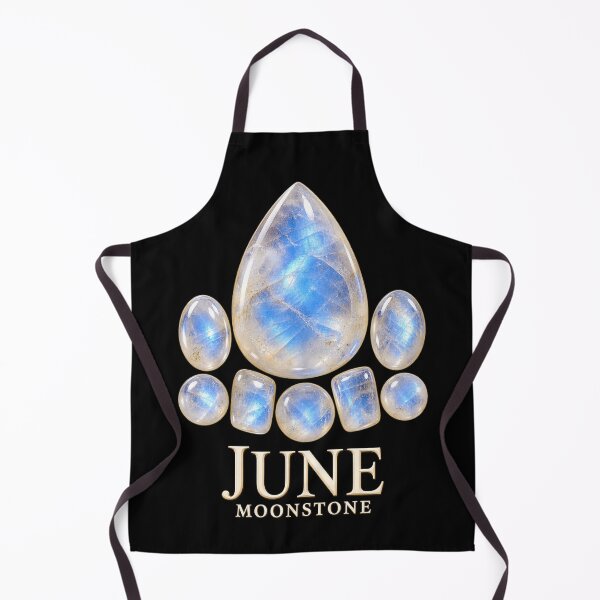 Item preview, BIRTHSTONE COLLECTION ⭐ PORTRAIT - JUNE • MOONSTONE • Traditional designed and sold by WheelieGdArt.