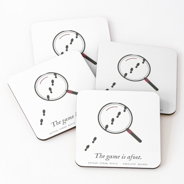 Item preview, The Game Is Afoot - Sherlock Holmes Magnifying Glass designed and sold by Rilindi.