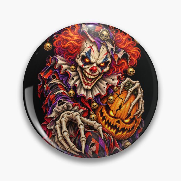 Item preview, Skeleton Clown Halloween – Creepy Skull Circus Horror designed and sold by AnimalAirtistry.