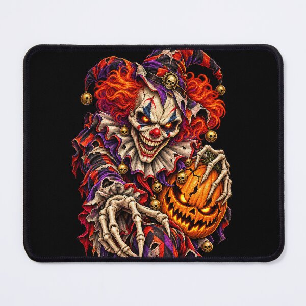Item preview, Skeleton Clown Halloween – Creepy Skull Circus Horror designed and sold by AnimalAirtistry.