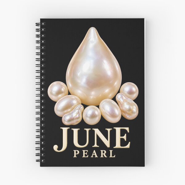 Item preview, BIRTHSTONE COLLECTION ⭐ PORTRAIT - JUNE • PEARL • Modern designed and sold by WheelieGdArt.