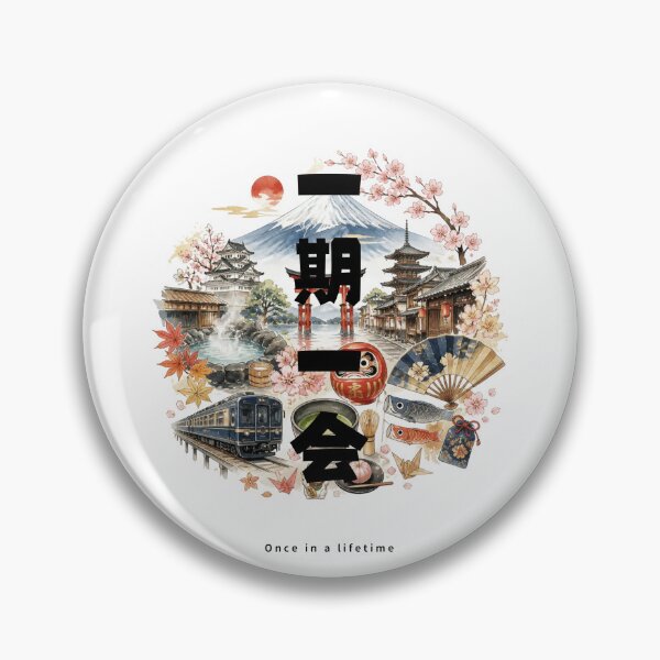 Item preview, Ichigo Ichie - Once in a Lifetime | Japan Travel Memories Collage | Japanese Design designed and sold by JapanMemoir.
