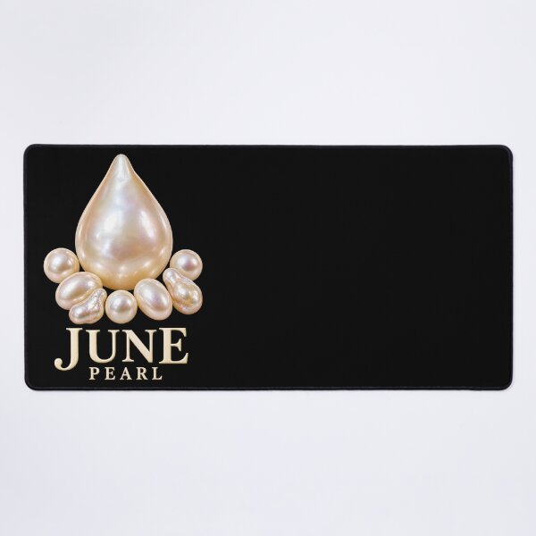 Item preview, BIRTHSTONE COLLECTION ⭐ PORTRAIT - JUNE • PEARL • Modern designed and sold by WheelieGdArt.