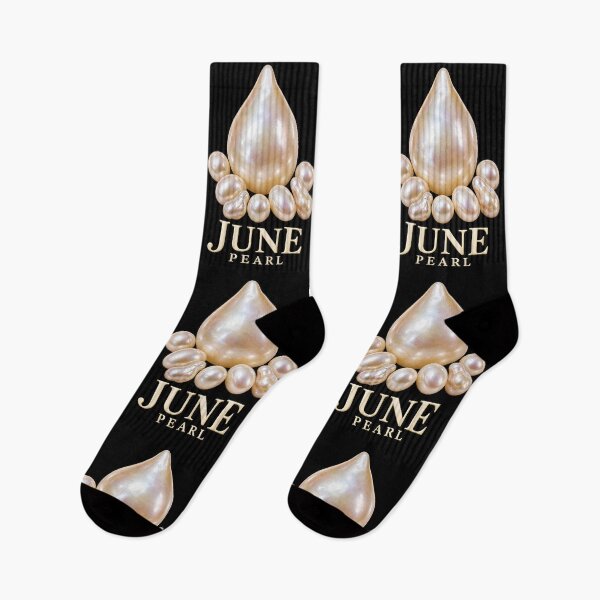 Item preview, BIRTHSTONE COLLECTION ⭐ PORTRAIT - JUNE • PEARL • Modern designed and sold by WheelieGdArt.