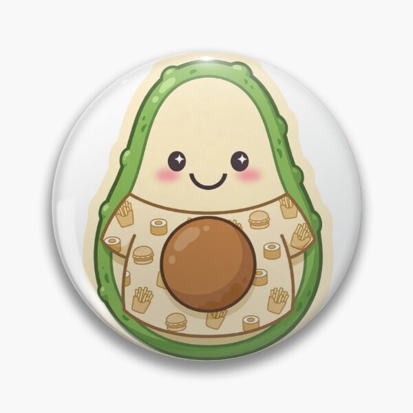 Item preview, Cute Avocado Funny Food Kawaii designed and sold by The Oddball Supply Co..