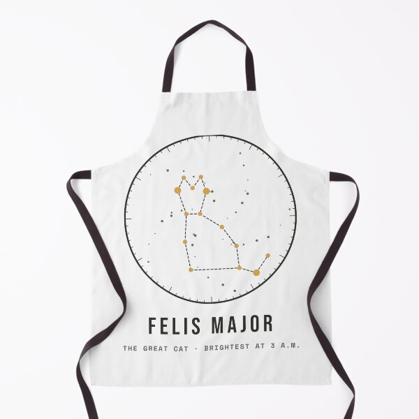 Item preview, Felis Major - Cat Constellation Star Chart designed and sold by Rilindi.
