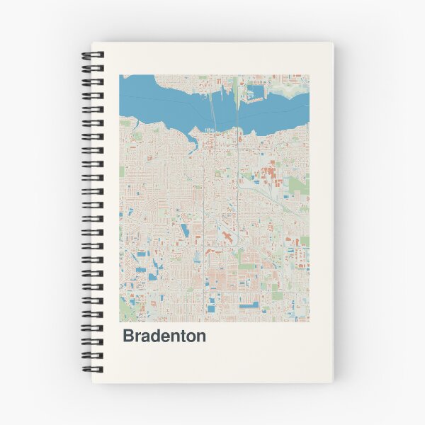 Item preview, Bradenton Minimalistic Map Art designed and sold by MapsNerd.