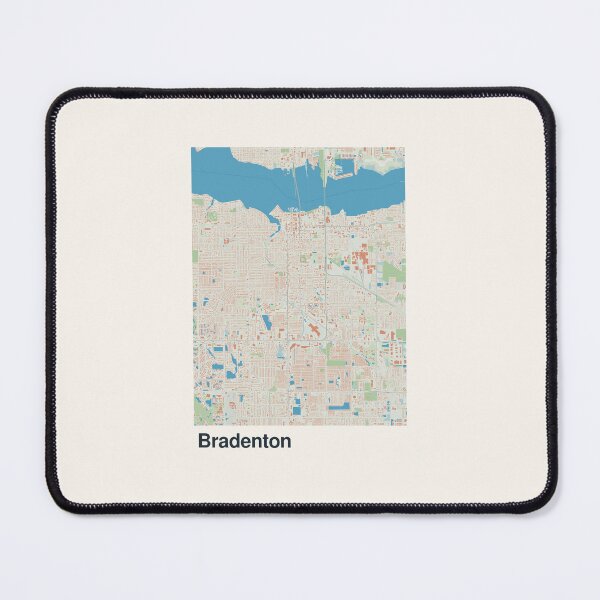 Item preview, Bradenton Minimalistic Map Art designed and sold by MapsNerd.