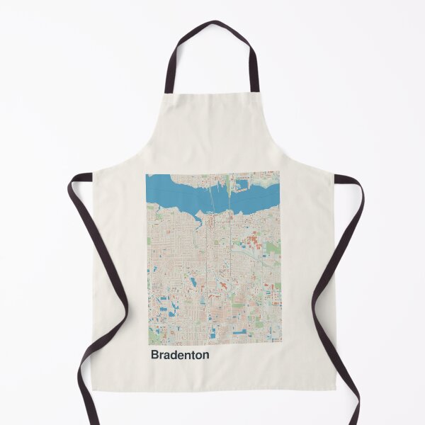 Item preview, Bradenton Minimalistic Map Art designed and sold by MapsNerd.
