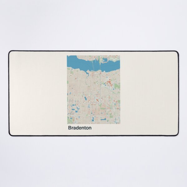 Item preview, Bradenton Minimalistic Map Art designed and sold by MapsNerd.