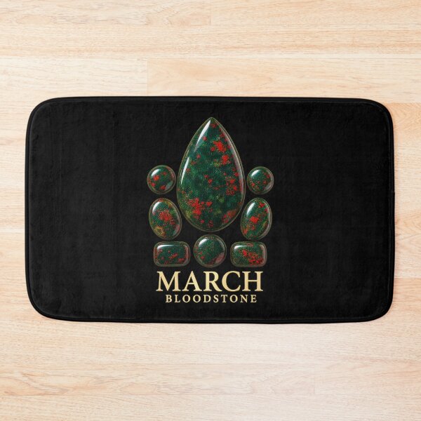 Item preview, BIRTHSTONE COLLECTION ⭐ PORTRAIT - MARCH • BLOODSTONE • Traditional designed and sold by WheelieGdArt.