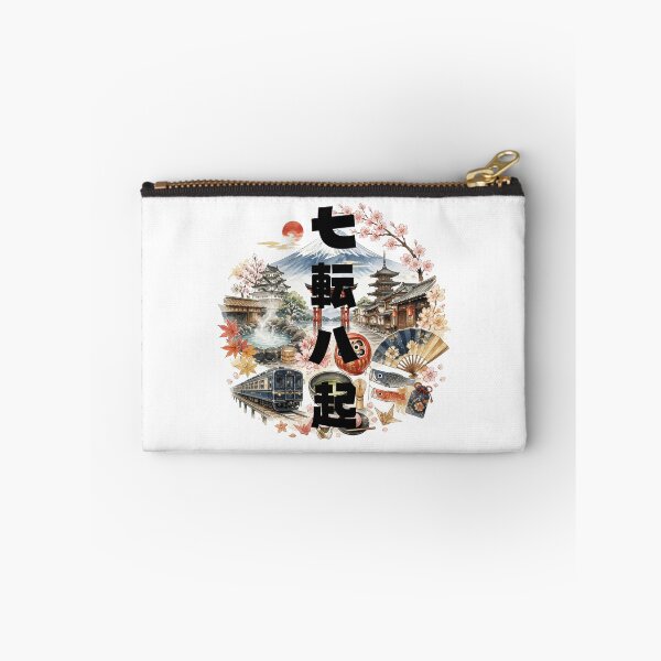 Item preview, Nanakorobi Yaoki - Never Give Up | Japan Travel Memories Collage | Japanese Design designed and sold by JapanMemoir.
