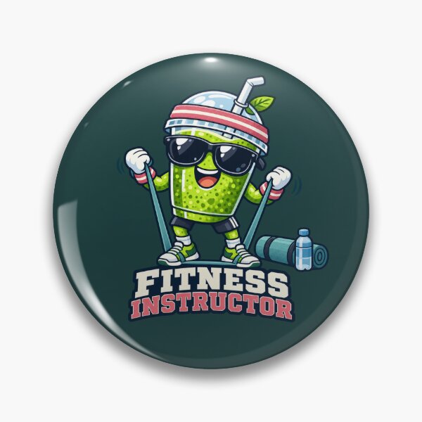 Item preview, Fitness Instructor Green Smoothie Character designed and sold by BROHLine Studio.