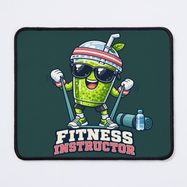 Item preview, Fitness Instructor Green Smoothie Character designed and sold by BROHLine Studio.