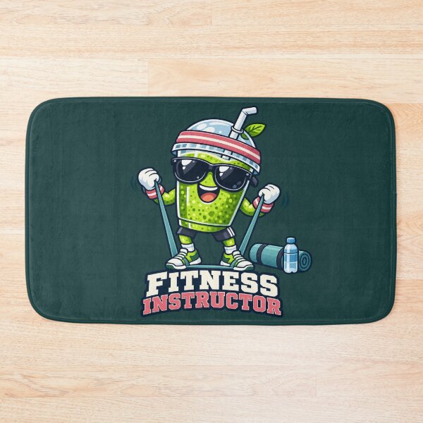 Item preview, Fitness Instructor Green Smoothie Character designed and sold by BROHLine Studio.