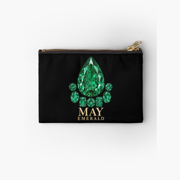 Item preview, BIRTHSTONE COLLECTION ⭐ PORTRAIT - MAY • EMERALD • Modern designed and sold by WheelieGdArt.