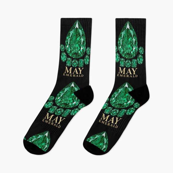 Item preview, BIRTHSTONE COLLECTION ⭐ PORTRAIT - MAY • EMERALD • Modern designed and sold by WheelieGdArt.
