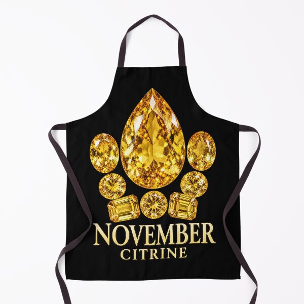 Item preview, BIRTHSTONE COLLECTION ⭐ PORTRAIT - NOVEMBER • CITRINE • Modern designed and sold by WheelieGdArt.