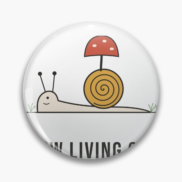 Item preview, Slow Living Club - Cute Snail With Mushroom designed and sold by Rilindi.