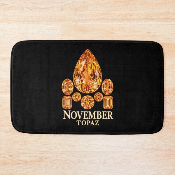 Item preview, BIRTHSTONE COLLECTION ⭐ PORTRAIT - NOVEMBER • TOPAZ • Modern designed and sold by WheelieGdArt.
