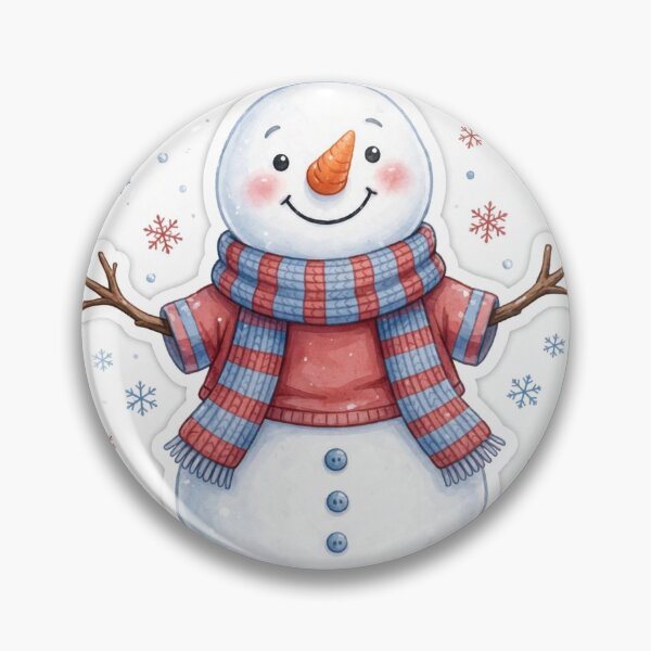 Item preview, Cute Snowman Winter Scarf Snow designed and sold by The Oddball Supply Co..