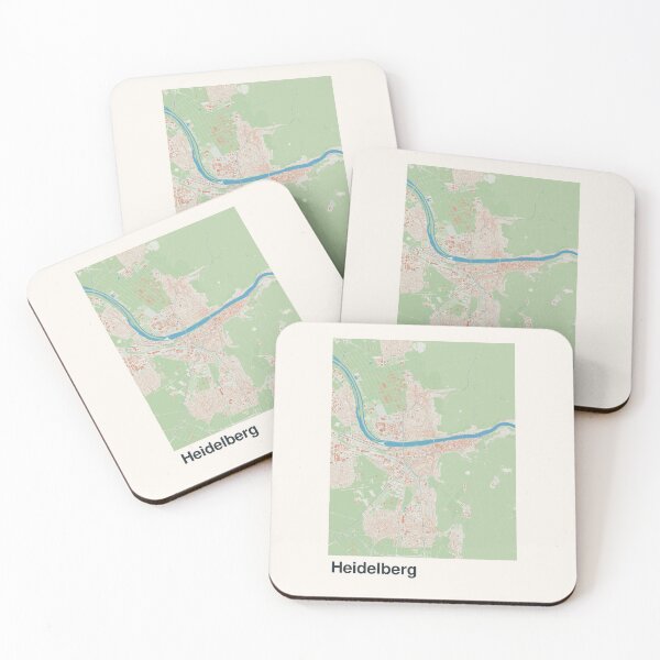 Item preview, Heidelberg Minimalistic Map Art designed and sold by MapsNerd.