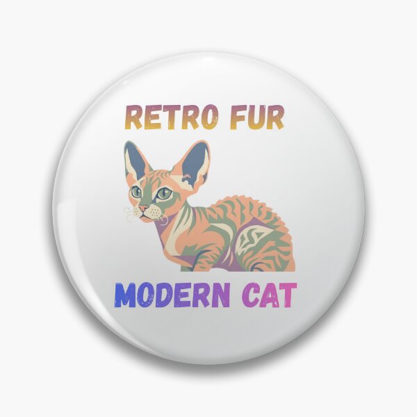 Item preview, Retro Modern Cat – Colorful Vintage Feline Illustration designed and sold by DigitalSkyfall.