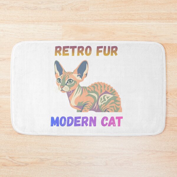 Item preview, Retro Modern Cat – Colorful Vintage Feline Illustration designed and sold by DigitalSkyfall.