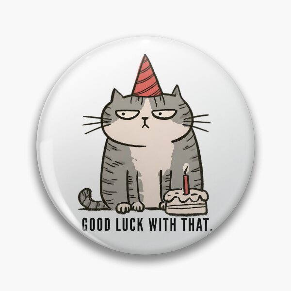 Item preview, Cat With Birthday Cake designed and sold by 123Long.