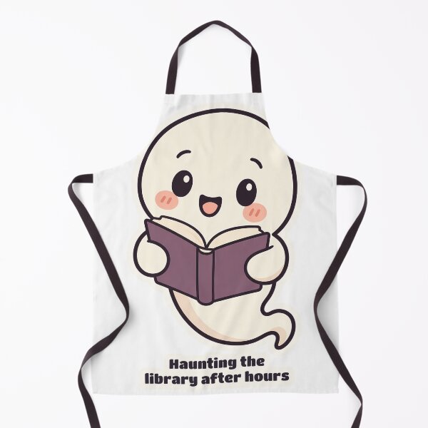 Item preview, Bookish Ghost Haunting the Library After Hours designed and sold by OuqCreations.