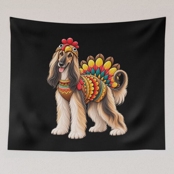 Item preview, Funny Afghan Hound Turkey Costume Thanksgiving Dog Lover designed and sold by rafaeltto.