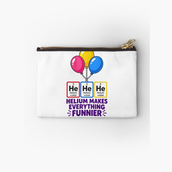 Item preview, HeHeHe Helium Periodic Table Funny Chemistry Science Graphic designed and sold by Whirx.
