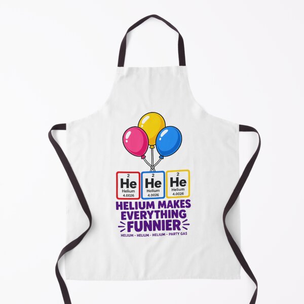 Item preview, HeHeHe Helium Periodic Table Funny Chemistry Science Graphic designed and sold by Whirx.